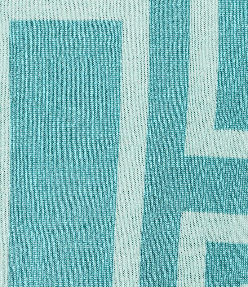 Murano Palm Springs Collection Jacquard Button Front Shirt