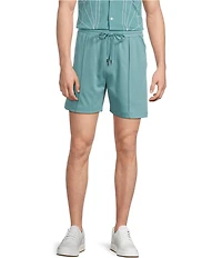 Murano Palm Springs Collection Neoprene Knit 5.5#double; Inseam Shorts