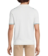 Murano Palm Springs Collection Quarter-Zip Short Sleeve Polo Shirt