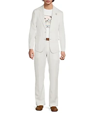 Murano Palm Springs Collection Slim Fit Contrast Stitch Suit Separates Jacket