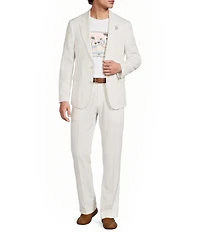 Murano Palm Springs Collection Slim Fit Contrast Stitch Suit Separates Jacket