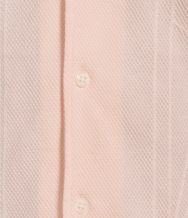 Murano Palm Springs Collection Slim Fit Embroidered Short Sleeve Coatfront Shirt