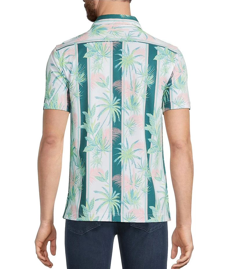 Murano Palm Springs Collection Slim Fit Stripe Button Front Shirt