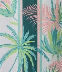 Murano Palm Springs Collection Slim Fit Stripe Button Front Shirt