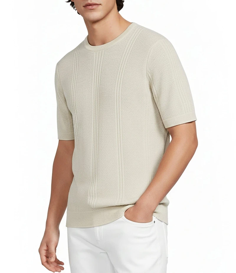 Murano Palm Springs Collection Textured Short Sleeve T-Shirt