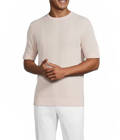 Murano Palm Springs Collection Textured Short Sleeve T-Shirt