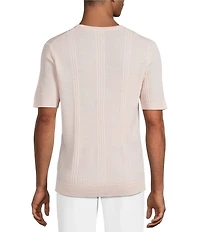 Murano Palm Springs Collection Textured Short Sleeve T-Shirt