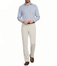 Murano Performance Athletic Fit Solid Stretch Long Sleeve Woven Shirt