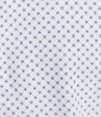 Murano Performance Stretch Slim Fit Medium Diamond Print Long Sleeve Woven Shirt