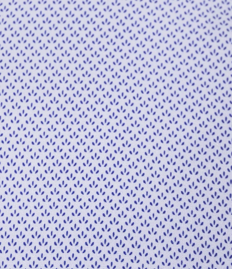 Murano Performance Stretch Slim Fit Triangle Geo Print Long Sleeve Woven Shirt