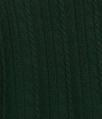 Murano Performance Textured Long Sleeve Turtleneck Sweater