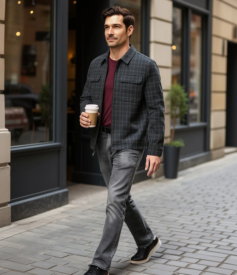 Murano Plaid Hipster Jacket