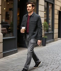 Murano Plaid Hipster Jacket