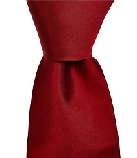 Murano Prom Solid 3#double; Narrow Silk Tie