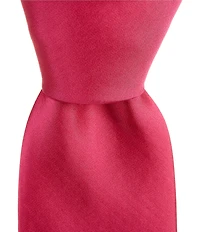 Murano Prom Solid 3#double; Narrow Silk Tie