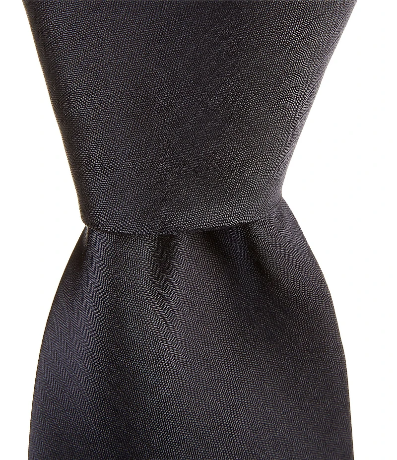 Murano Prom Solid 3#double; Narrow Silk Tie