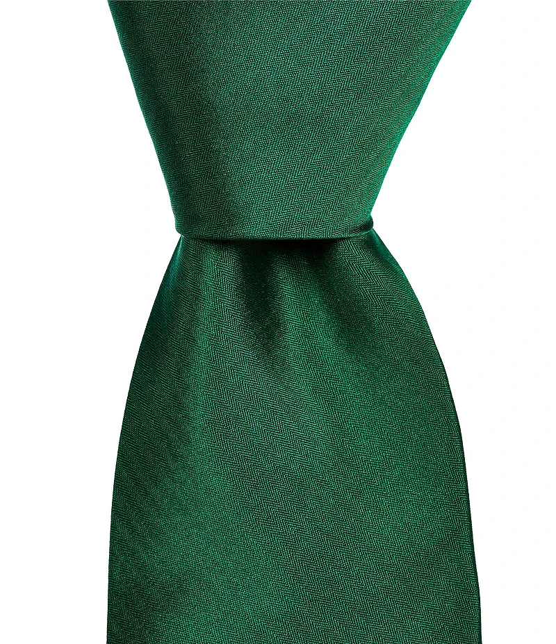 Murano Prom Solid 3#double; Narrow Silk Tie