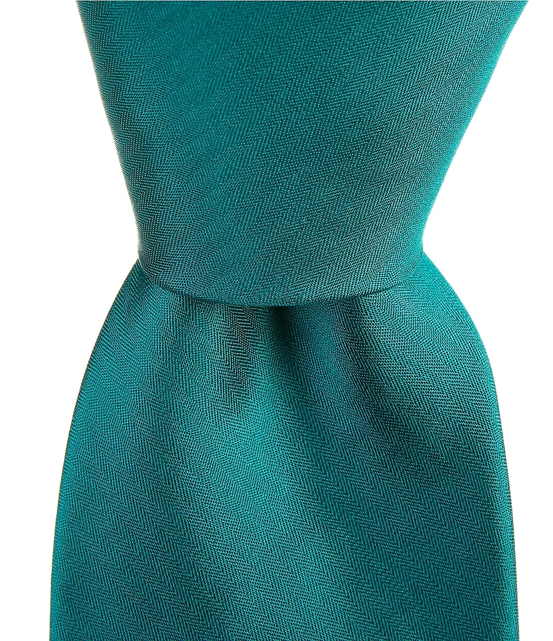 Murano Prom Solid 3#double; Narrow Silk Tie