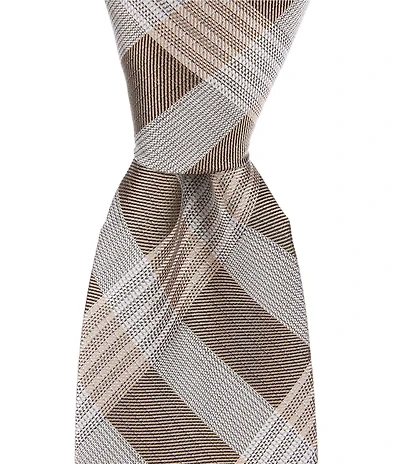 Murano Robinson Plaid 2 3/4#double; Silk Tie