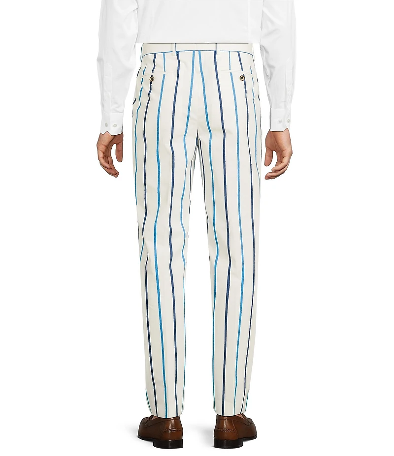 Murano Saronic Islands, Greece Collection Alex Slim Fit Chenille Stripe Suit Separates Dress Pants