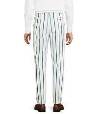 Murano Saronic Islands, Greece Collection Alex Slim Fit Chenille Stripe Suit Separates Dress Pants