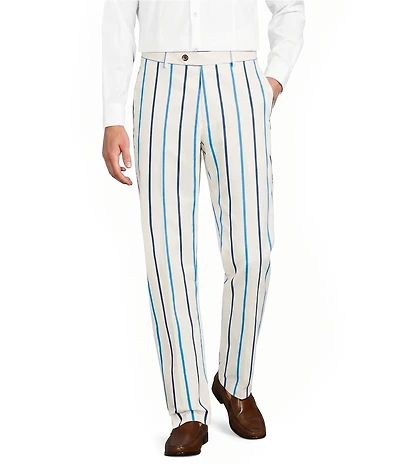 Murano Saronic Islands, Greece Collection Alex Slim Fit Chenille Stripe Suit Separates Dress Pants