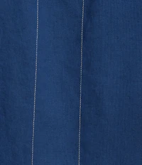 Murano Saronic Islands, Greece Collection Contrast Stitch Short Sleeve Woven Camp Shirt