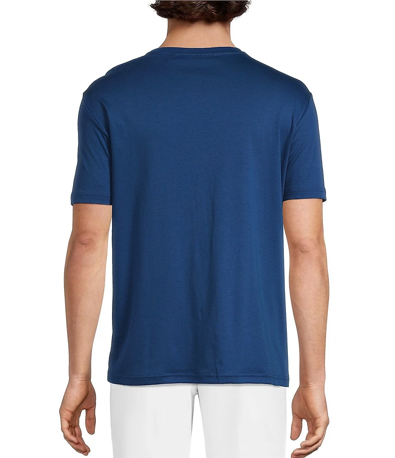 Murano Saronic Islands Greece Collection Patch Print Short Sleeve T-Shirt