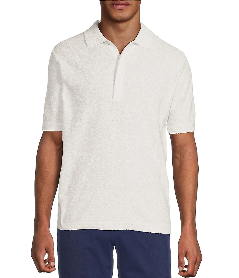 Murano Saronic Islands, Greece Collection Short Sleeve Terry Polo Shirt