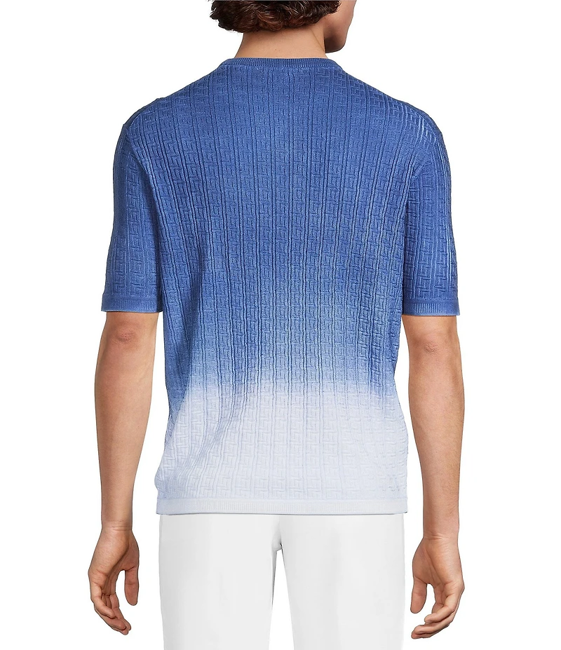 Murano Saronic Islands, Greece Collection Textured Dip Dye Short Sleeve T-Shirt