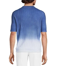Murano Saronic Islands, Greece Collection Textured Dip Dye Short Sleeve T-Shirt