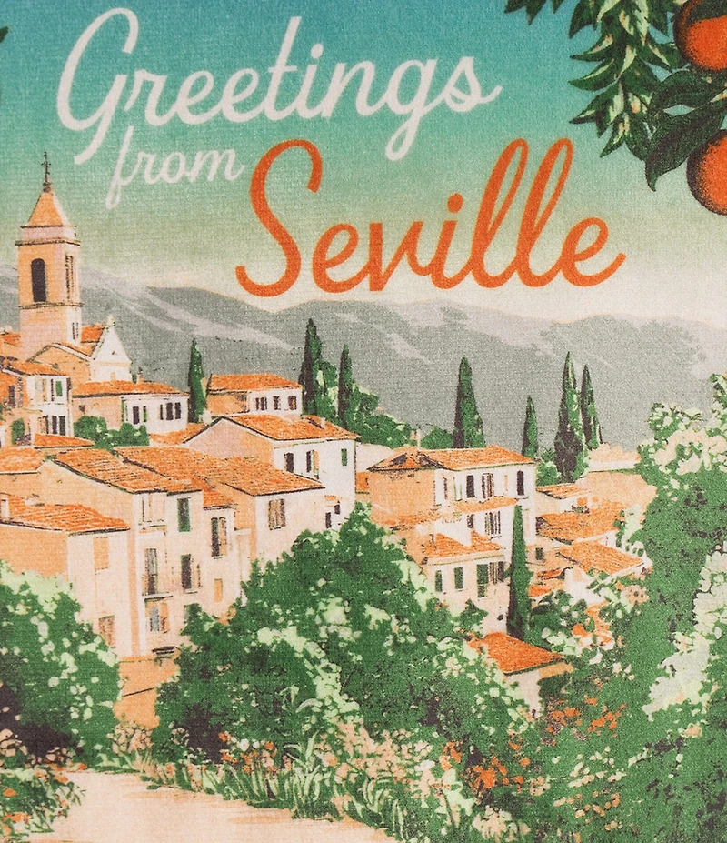 Murano Seville Collection Classic Fit Scenic Print Short Sleeve T-Shirt