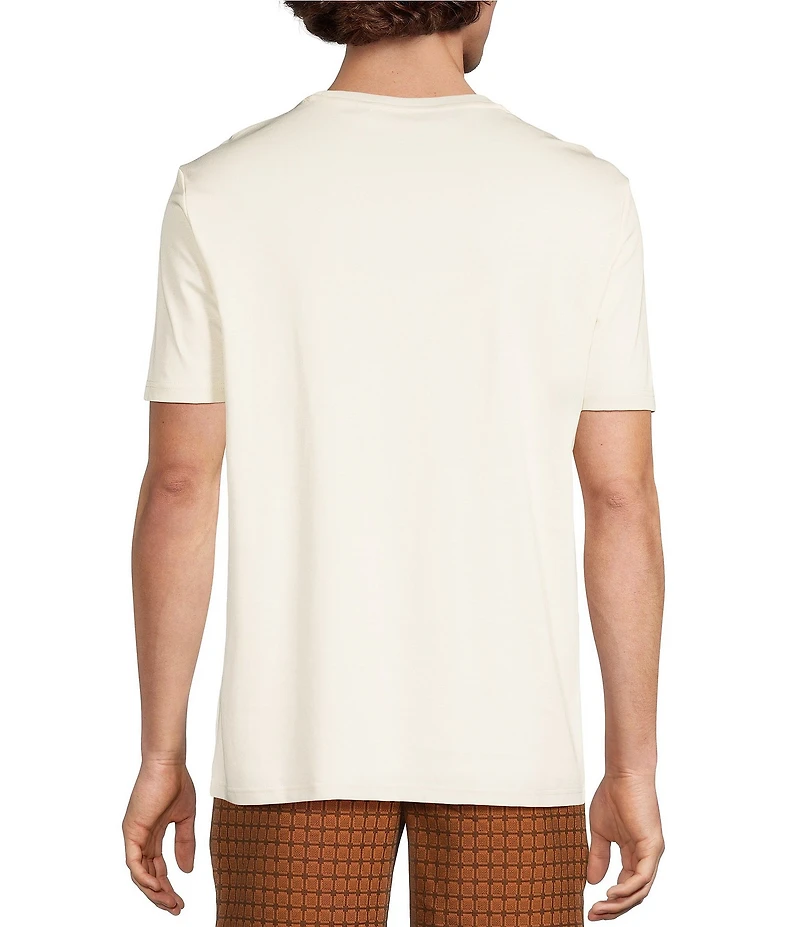 Murano Seville Collection Classic Fit Scenic Print Short Sleeve T-Shirt