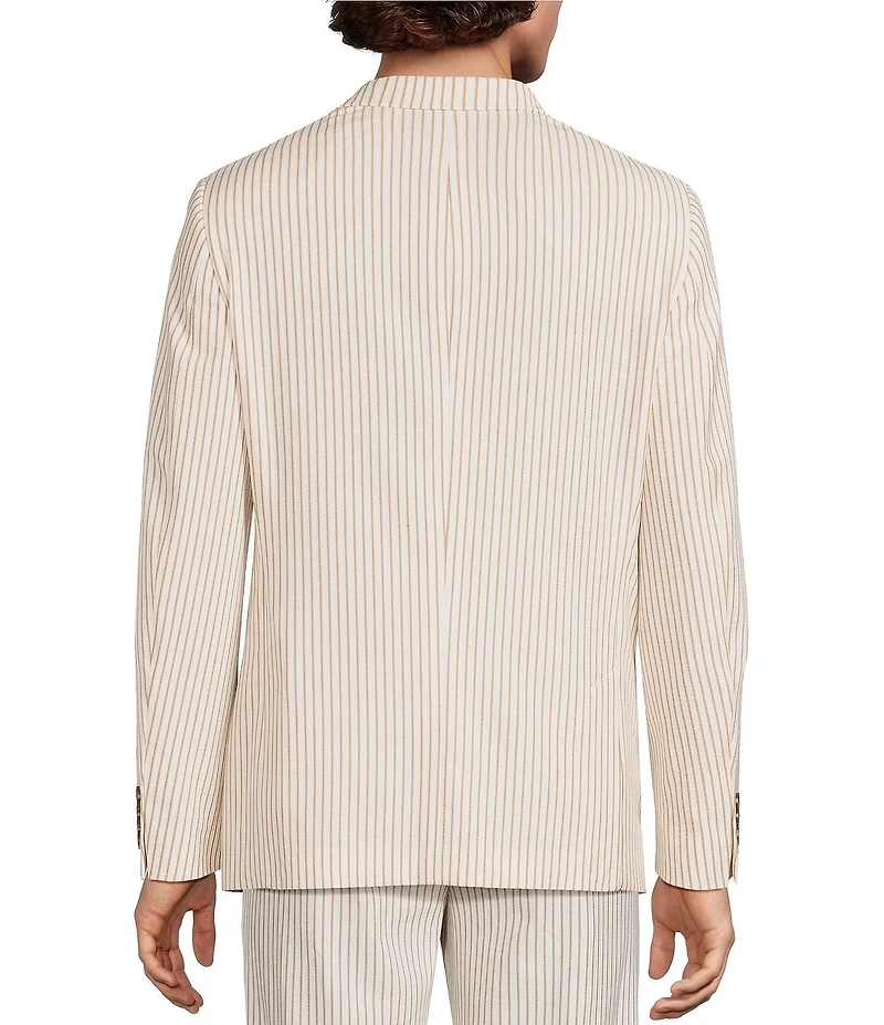 Murano Seville Collection Classic Fit Seersucker Stripe Suit Separates Jacket