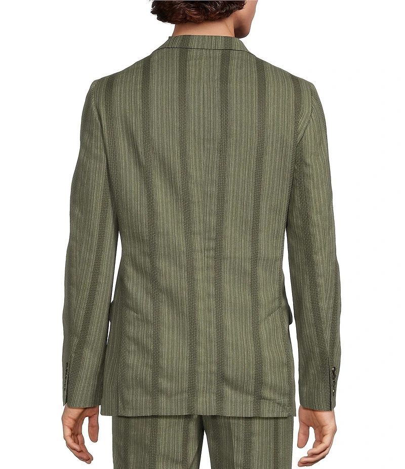 Murano Seville Collection Classic Fit Stripe Suit Separates Jacket