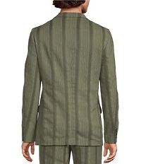 Murano Seville Collection Classic Fit Stripe Suit Separates Jacket