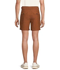 Murano Seville Collection Jacquard Gurkha 5.5#double; Inseam Shorts