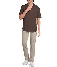 Murano Seville Collection Sheer Short Sleeve Popover Shirt