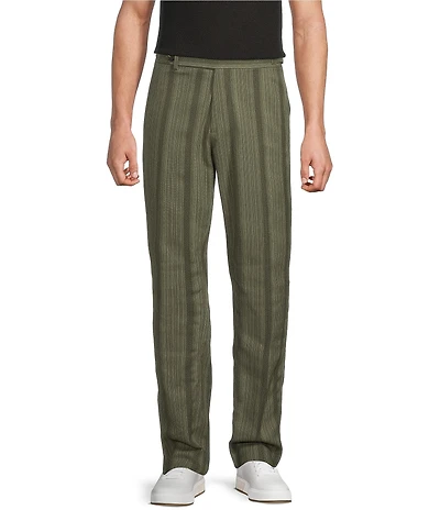 Murano Seville Collection Stripe Zac Fit Suit Separates Dress Pants