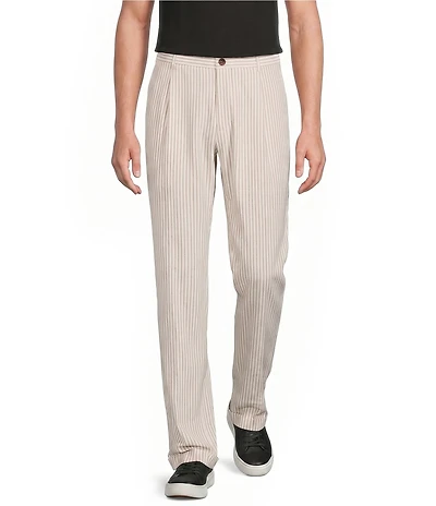 Murano Seville Collection Zac Fit Seersucker Suit Separates Dress Pants