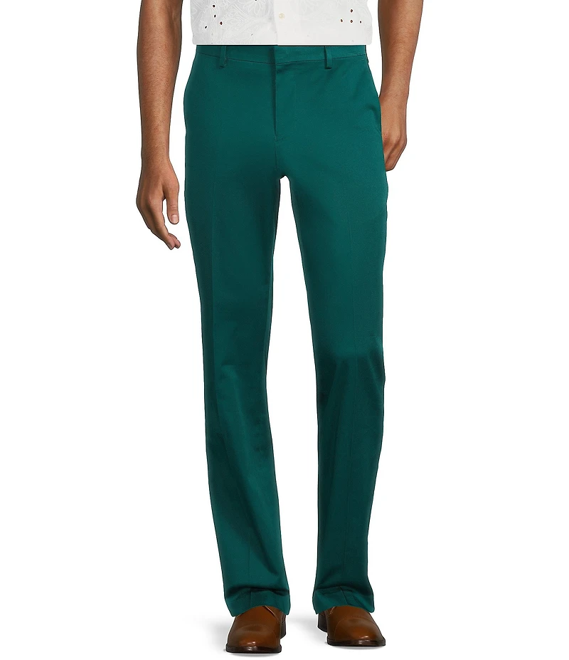 Murano Shape of Water Collection Alex Slim Fit Sateen Suit Separates Dress Pants