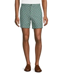 Murano Shape of Water Collection Jacquard 5.5#double; Inseam Shorts