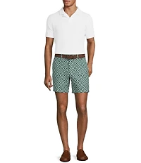 Murano Shape of Water Collection Jacquard 5.5#double; Inseam Shorts