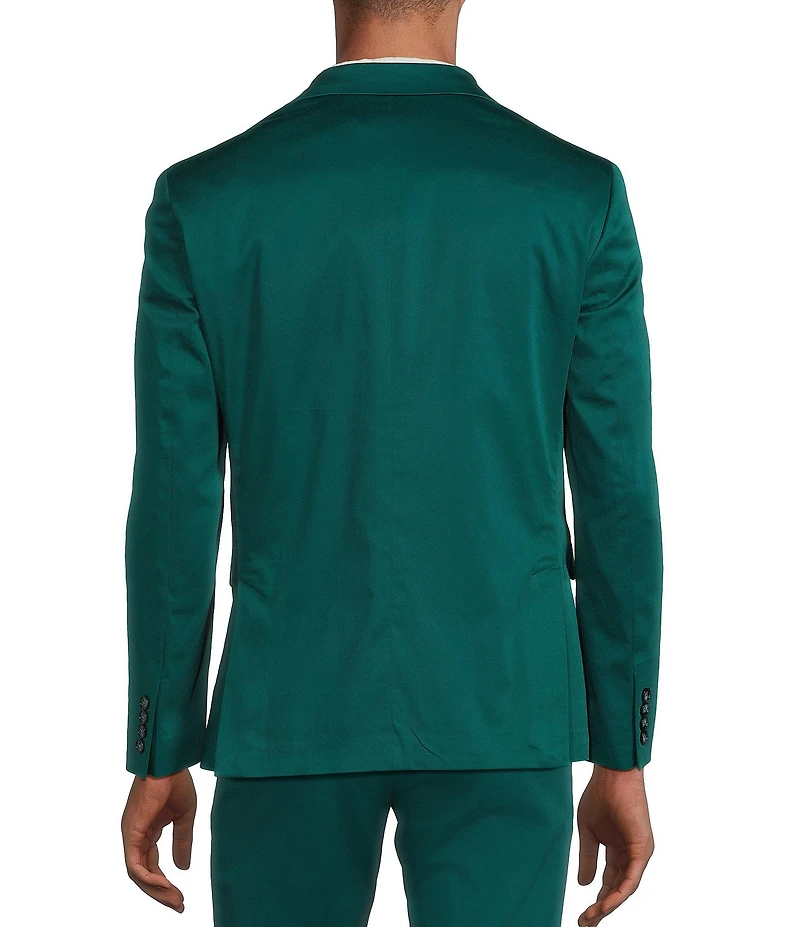 Murano Shape of Water Collection Slim Fit Sateen Suit Separate Jacket