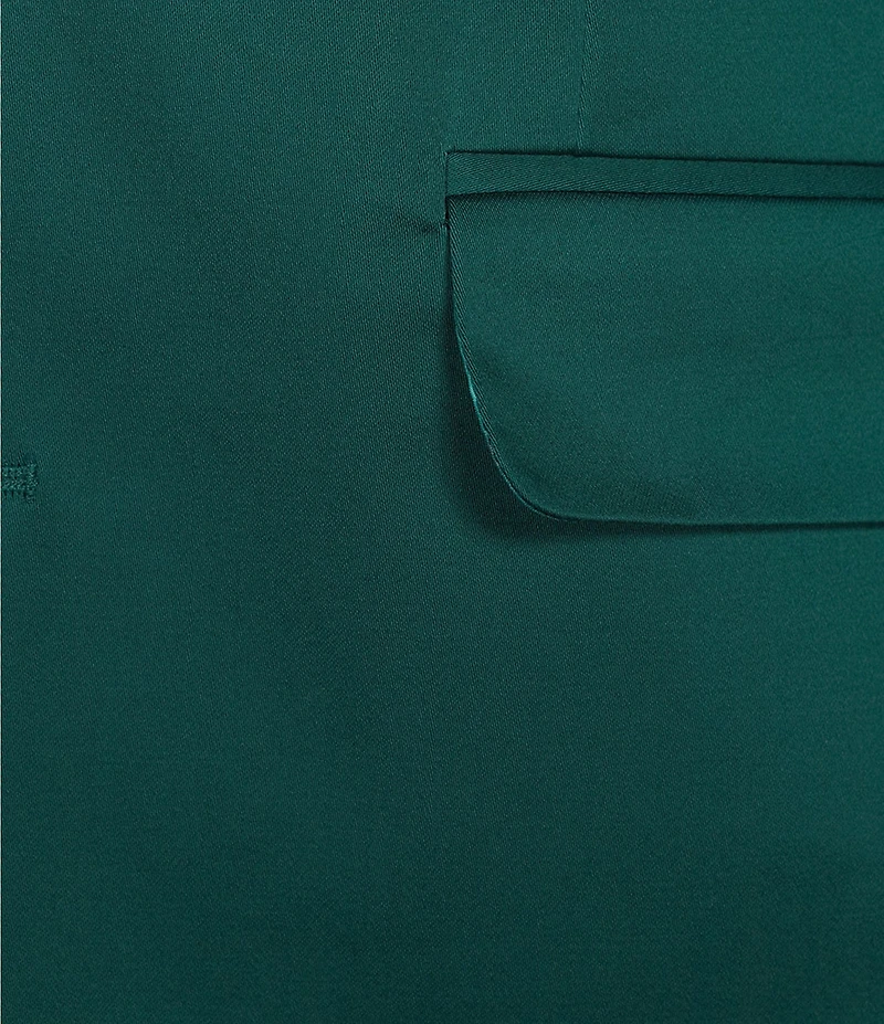 Murano Shape of Water Collection Slim Fit Sateen Suit Separate Jacket