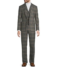 Murano Shawl Plaid Suit Separates Vest