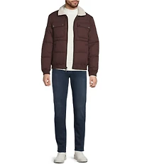 Murano Sherpa Collar Puffer Jacket