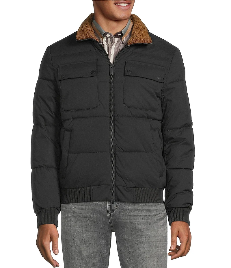Murano Sherpa Collar Puffer Jacket