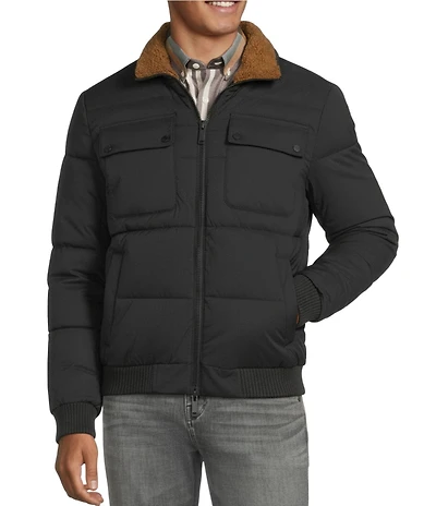 Murano Sherpa Collar Puffer Jacket