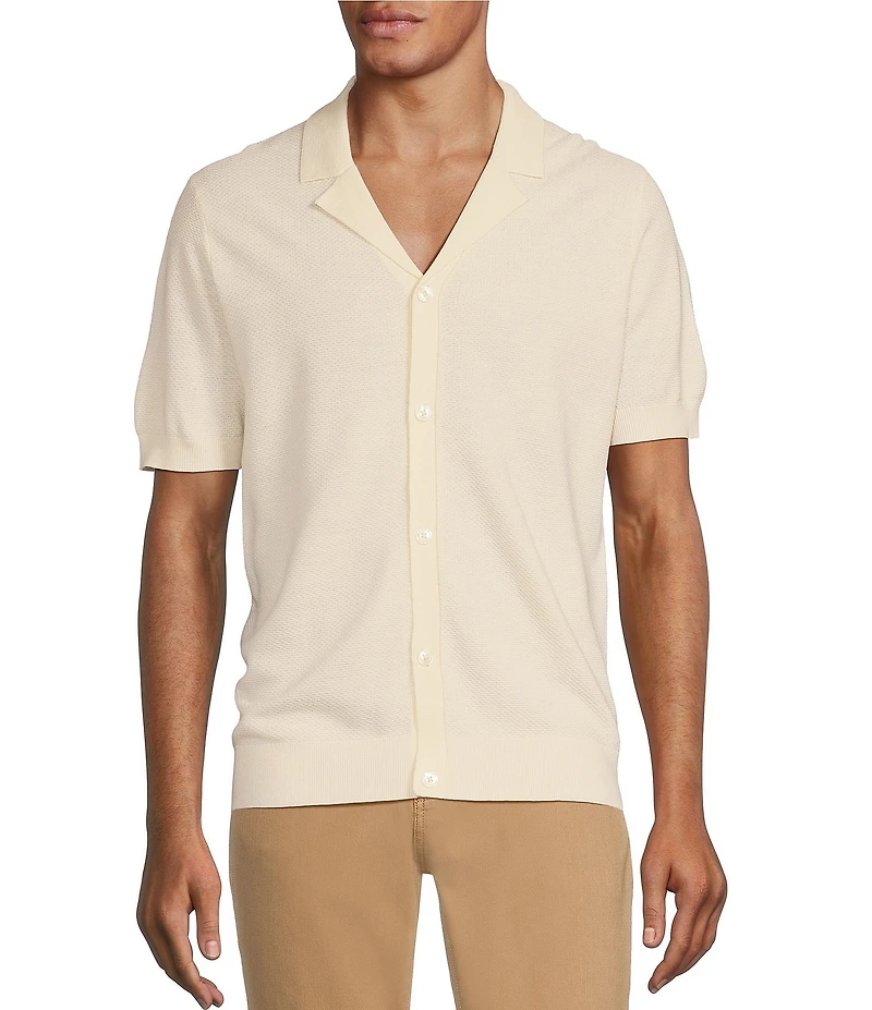 Murano Short Sleeve Sweater Camp Shirt